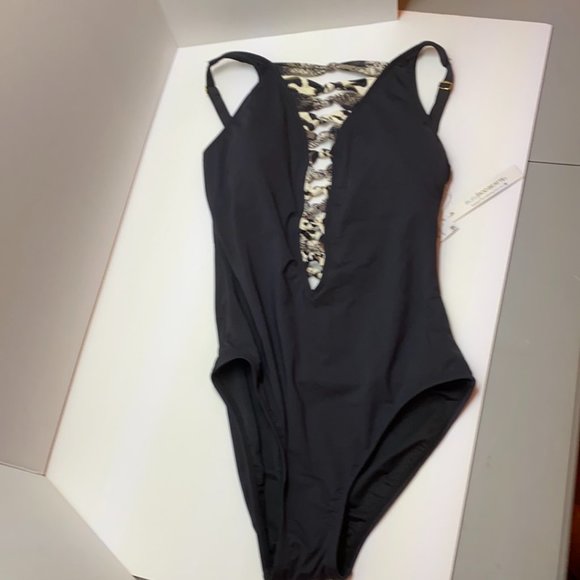 NWT Bleu Rod Beattie Front Knot One Piece - Picture 3 of 4